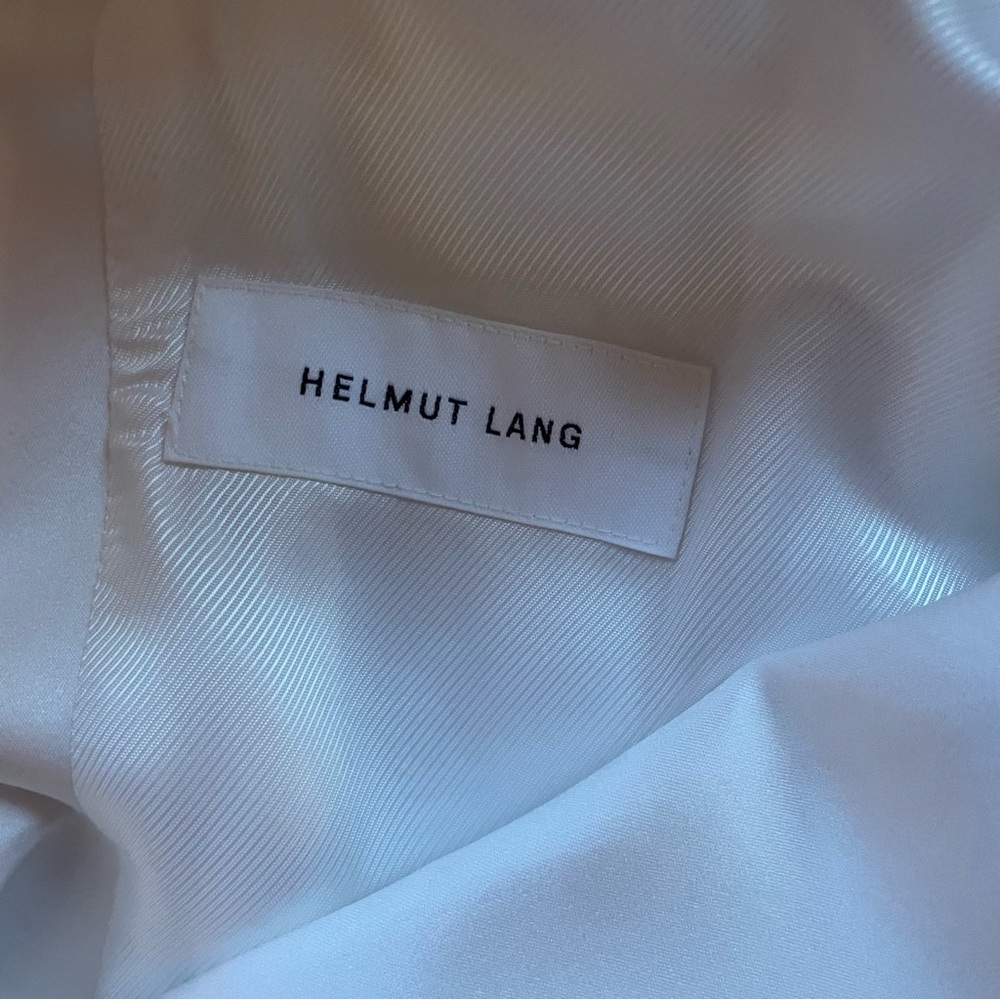 Helmut Lang White Blazer With One Button - Size 6 - image 4